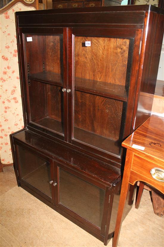 Glazed bookcase